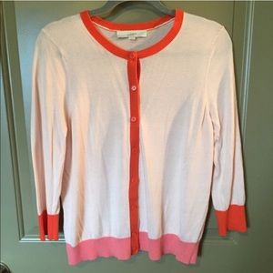 Loft pink cardigan